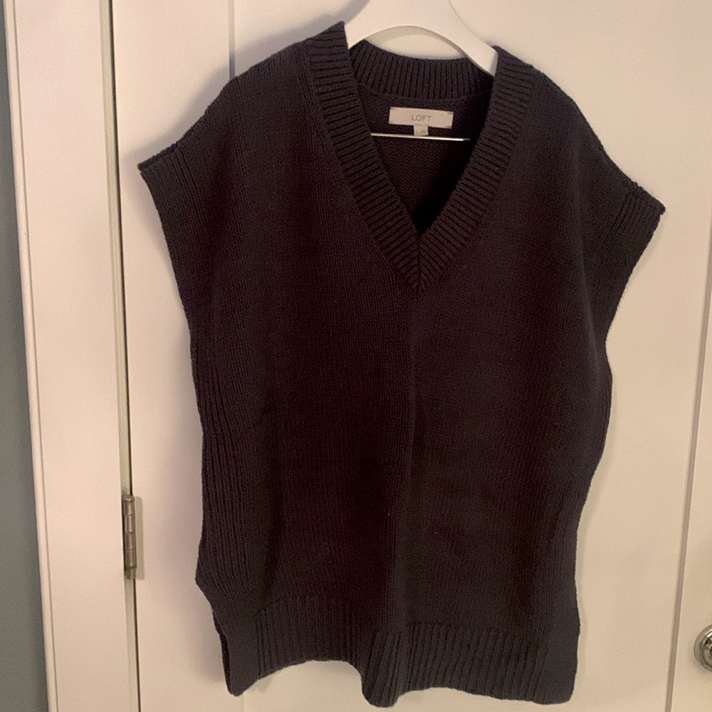Ann Taylor LOFT sweater vest large